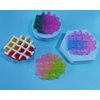 4Pack Gradient Color Series Super Stretch Sticky Waffles Mochi Squishy Toys,Goodie Bag Stuffers,Classroom Prizes,Birthday,Party Favors