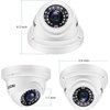 ZOSI 2.0MP 1080P 1920TVL HD-TVI CCTV Security Dome Camera,80ft IR Night Vision, Aluminum Metal Housing for HD-TVI, AHD, CVI 720P,1080P,5MP,4K Analog Surveillance DVR (Renewed)