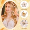 10 Pcs Mini Diamond Hair Claw Clips,Small Hair Clips Flower Hairpins Hair Accessories for Women,Girls,Sweet Mini Barrettes Hair Styling Accessories for Photograph,Daily,Party,Wedding (white)