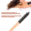 Mini Round Brush Small Round Hair Brush Hairdressing Comb Hair Curler Brush Makeup Comb Teasing Brush 20# for Blow Drying Curly Hair Styling Bangs Lifting Beard Care