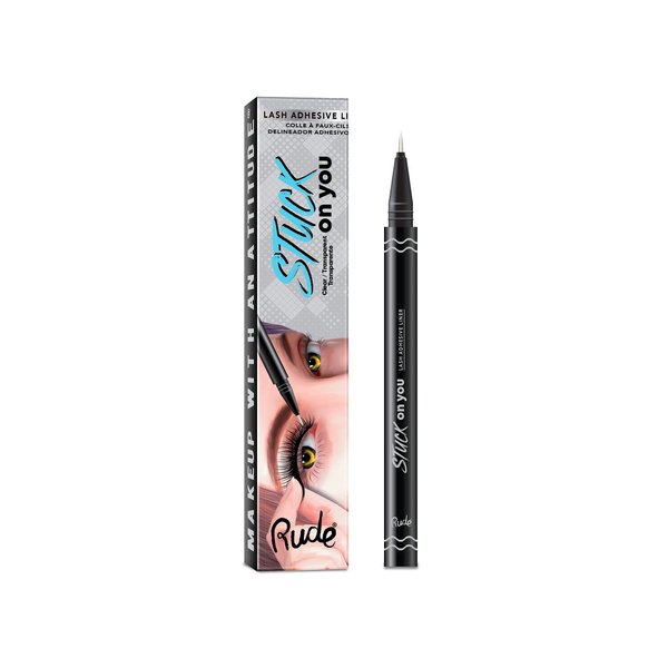 Rude - Stuck On You Lash Adhesive Eyeliner - Clear