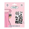 The Vintage Cosmetic Company | Shower Cap | Double Layer - Polyester Satin Top, Waterproof PEVA Lining | Use w/Conditioning Treatments & Applying Make-up | One Size Fits All | Leopard Print