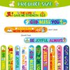 60 Pieces Religious Slap Bracelets with Button Pins Jesus Love You Wristbands Jesus Snap Bracelets Christian Badges for Sunday School Supplies Kids Gifts Birthday Party Favors (God)