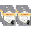 Burt's Bees Detoxifying Charcoal Facial Sheet Mask, Single Use Face Mask, 1 Count, Pack of 6 (Package May Vary)