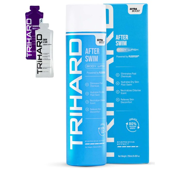 TRIHARD Elite Rejuvenation Body Wash | Advanced Chlorine & Saltwater Removal | Post-Swim Hydrating Formula