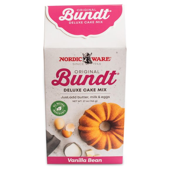 Nordic Ware Vanilla Bean Bundt Cake Mix Blue, 18 oz.
