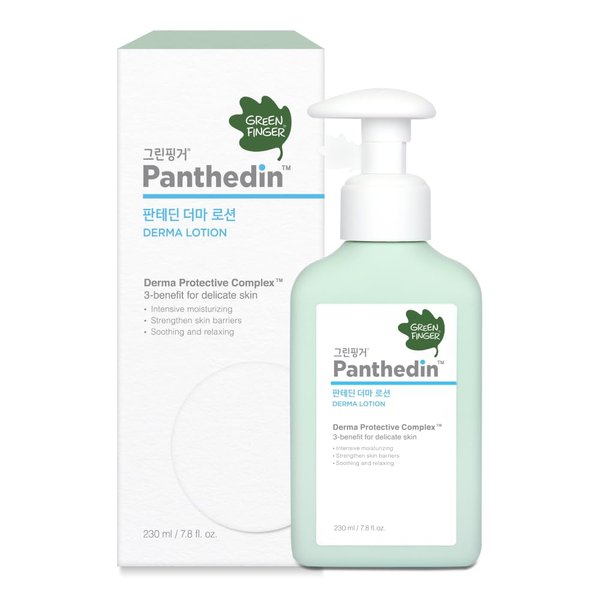 GREEN FINGER Panthedin Face Moisturizer 7.8 Fl Oz, Hyaluronic acid Ceramide Vitamin Squalane Face Body Lotion, Skin Barrier Repair Moisturizing Lotion for Sensitive Itch Skin, Korean Skincare