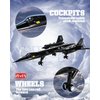 dOvOb Military SR-71 Reconnaissance Blackbird Air Force Building Block Set (183 Pieces), Aircraft Jet Building and Military Toys Gifts for Kid and Adult