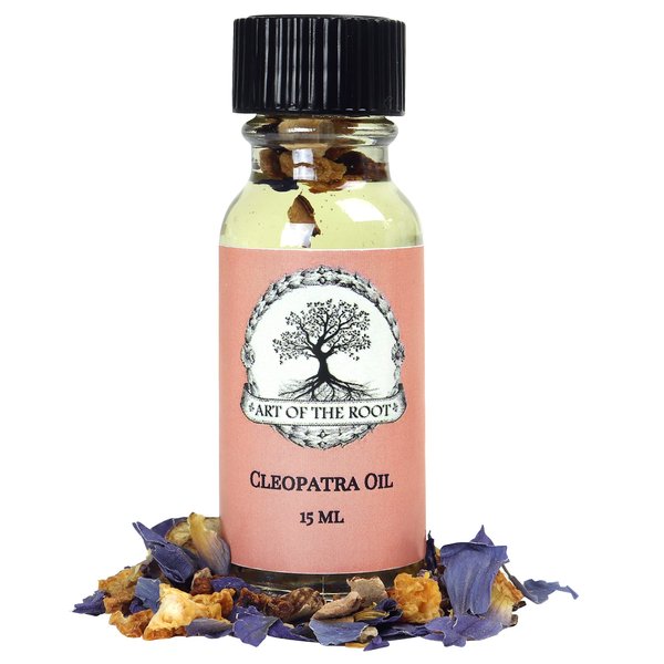 Cleopatra Oil by Art of the Root | Handmade with Herbs & Essential Oils | Wiccan, Conjure, Pagan & Magick Intentions | Love, Seduction, Passion & Attraction Rituals