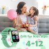 Luyiilo Smart Watch for Kids, with 26 Puzzle Games, Touch Screen, HD Camera, Alarm Clock, Toys for Ages 4-12 Years Old.Birthday Gift for Boys Girls (Green)