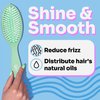 Wet Brush Go Green Tea Tree Oil Infused Detangling Hair Brush - Pain-Free Ultra-Soft Detangler Bristles Glide Through Tangles with Ease - Protects Against Split Ends