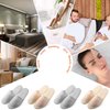 12 Pair House Slipper for Guest Non Slip Disposable Slipper for Travel Washable Reusable Hotel Slipper Bridesmaid Slipper for Spa Indoor Wedding Party (Light Gray, Khaki)