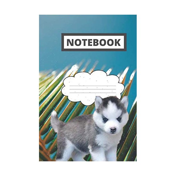 Siberian husky puppy health notebook | 6 x 9 | 120 Pages