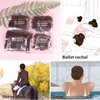 Teenitor Hair Nets,40pcs Invisible Hair Nets for Ballet Recital,Ballerina Buns Hair Nets, 80pcs Bobby Pins for Bun Maker, Brown,3 Size