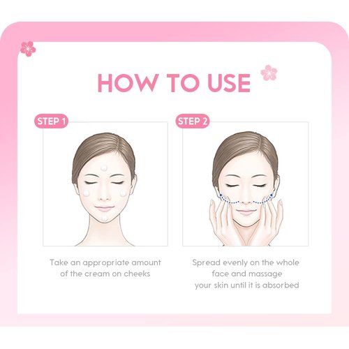 AKARY Sakura Essence Cream Facial Moisturizer, Daily Hydrating Repair Face Cream with Sodium Hyaluronate for All Skin Types, Face and Neck Cream to Smooth Skin (60g)