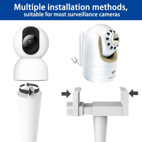 Universal Baby Camera Holder&Secure Baby Monitor Shelf Compatible with Infant Optics DXR 8/DXR-8 Pro & Most Brands,afely Attach to Crib or Furniture