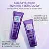 L’Oreal Paris Sulfate Free Brass Toning Purple Shampoo for Blonde, Bleached, Silver, or Brown Highlighted Hair, EverPure, 6.8 Fl Oz (Packaging May Vary)