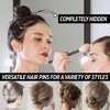 Good Hair Days Hair Pins - Plastic, U-shaped Magic Grip Hairpins, Strong Durable Pins For Fine, Thick & Long Hair, Hair Styling Accessories, Set of 20 (Black)