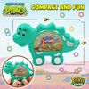 YoYa Toys Aqua Rings Dinosaur Handheld Game for Kids - Retro Toys Nostalgic Car Activities for Kids - Portable Road Trip Toys and Calming Travel Games - Great Dinosaur Toys Gift and Party Favors