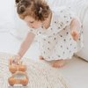 Promise Babe Wooden Rattle Push Car Toys Set Infant Wooden rattles Interesting Toys 2 Pc Baby Vehicle Toys Hand Push Cars Montessori Natural Wood Toys for Newborn Best Gift