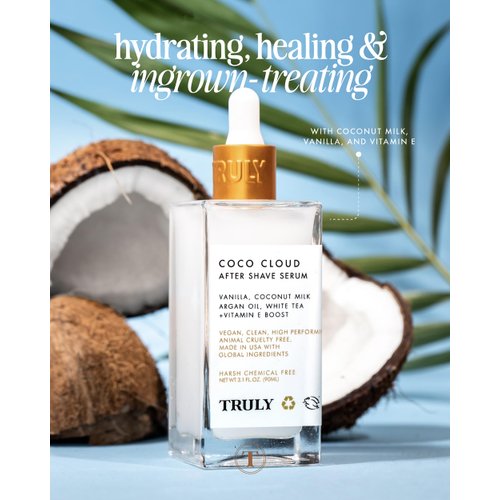 Truly Beauty Glazed Donut After Shave Oil - Razor Bumps Treatment for Women, Razor Bump and Ingrown Hair Treatment for Bikini Area - 3.1 OZ