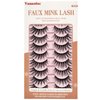 VANAODUC Eyelashes False Lashes Natural Look ,5D Fluffy Wispy Eyelashes, Lightweight & Comfortable,Reusable Mink Lashes, Cruelty-Free, 10 Pairs Cat Eye Lashes Fake Eyelashes,Eyelash Length Range of 14-18MM