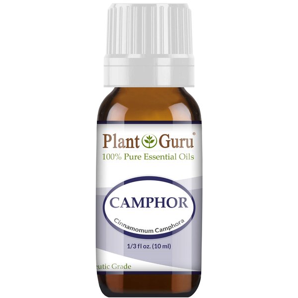 Camphor Essential Oil 10 ml 100% Pure Undiluted Therapeutic Grade. for Skin, Body, Hair Growth and Aromatherapy Diffuser.