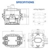 BOJACK 2 Poles FLA 30 Amp Coil 24 VAC Air Conditioner Condenser Compressor Contactor Motor Definite Purpose AC Contactor
