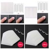 1248 Pieces French Tip Nail Stickers French Manicure Kit Self-Adhesive Nail Tips Guides for Nail DIY Decoration Stencil Tools (48 Sheets) with 1Pcs Tweezers And 1Pcs Nail Cuticle Pusher Rubber