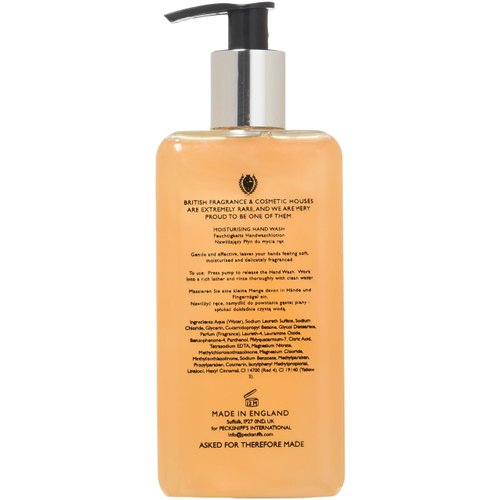 16.9 Fluid Oz Hand Wash (Ginger Flower & Patchouli) - Gentle Cleanser for Sensitive Skin - Moisturizing & Hydrating - All Natural Cruelty Free Hand Wash - Vitamin B Enriched Hand Wash - Pecksniff’s