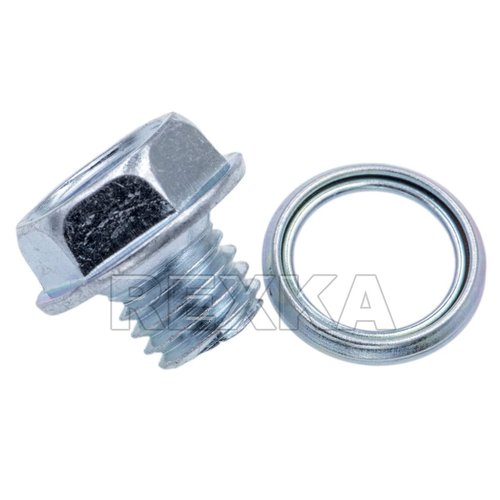 Rexka 2 Sets Transmission Drain Plug with Gasket 90341-10011 & 35178-30010 for Toyota Lexus 4Runner,Sequoia,Tacoma,GX460,ISF,IS250,IS350