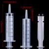 Frienda Large Plastic Syringe 4 Pack Measuring Syringe Tools Dispensing Multiple Uses(60 ml)