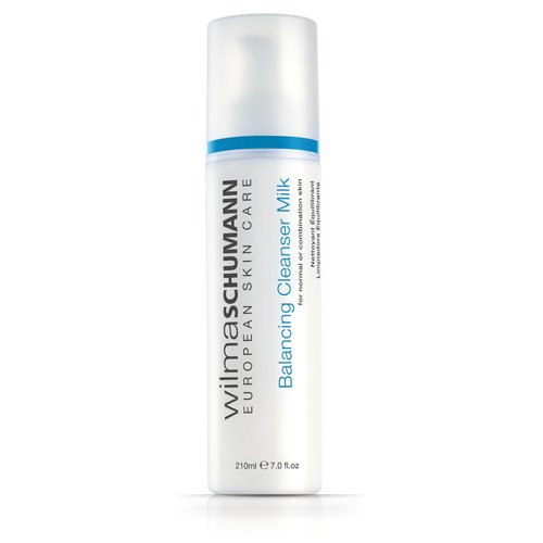 WILMA SCHUMANN Balancing Gentle Face Cleanser Milk - Daily Hydrating Facial Cleanser for Normal and Combination Skin - Milk Face Wash, 7OZ/210ML - Luxury Skin Care