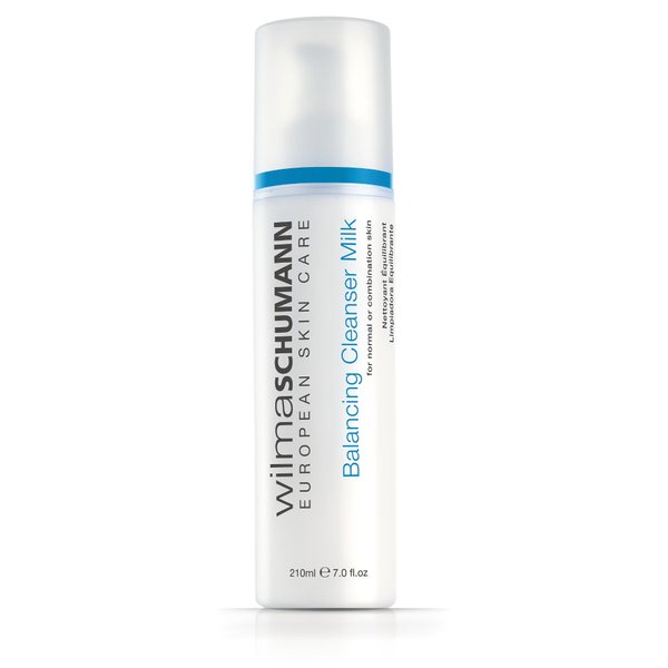 WILMA SCHUMANN Balancing Gentle Face Cleanser Milk - Daily Hydrating Facial Cleanser for Normal and Combination Skin - Milk Face Wash, 7OZ/210ML - Luxury Skin Care