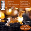 Impress Life Pet Theme Decorative String Lights, 10ft 30 LED Dachshund Dog Twinkle Lights, USB Battery Operated with Remote for Indoor Covered Outdoor Wedding Birthday Christmas Parties Ornament