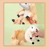 AGRIMONY Cute Shaved Sheep Stuffed Animals Kawaii Lamb Plush Toys Valentines Day Mothers Day Birthday Easter Funny Gifts for Kids Girls Boys Teens Women Small Plushies Sheep Decor