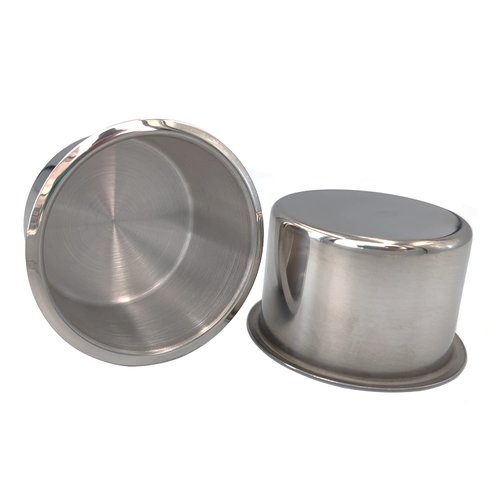 Game Table Cup Holder Insert - 10Pack Stainless Steel Medium Size Drink Cup Holder, Poker Table Cup Holders for Casino Table, Game Table, Sofa, Boats, Bench, Desk, RV Cars & Trucks