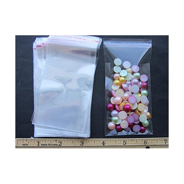 1000pc Self Adhesive Resealable Clear Plastic Cellophane Poly Bag 2 x 3 inches Cello-B US SELLER SHIP FAST…