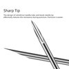 ATOMUS Body Piercing Needles, 10pcs Stainless Steel Sterile Disposable Ear Nose Navel Nipple Lip Piercing Needles (10pcs 12G)