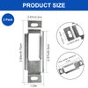 314301 RV Baggage Door Strike Plate, RV Luggage Door Latch Camper Latches for 5th Wheels, Travel Trailer and Motorhomes, Mobile Home Door Plate RV Entry Door Replacement Parts (2 Pack)