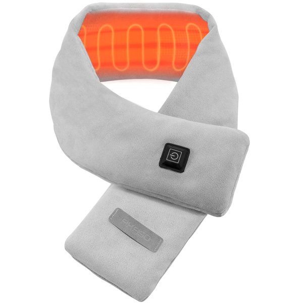 AKASO Heated Neck Wrap with 5000mAh Power Bank - Electric Heating Pad for Neck Pain Relief and Stiffness