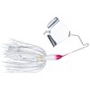 Strike King (DB14-12) Promotional Buzz Buzzbait Fishing Lure, 204 - White, 1/4 oz, Red Shadow Head