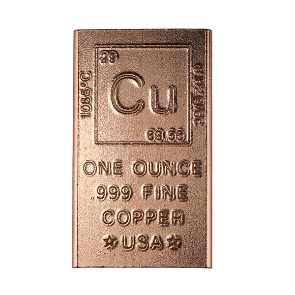 1 Ounce Copper Bar Element Design (1 Oz Copper Bar)