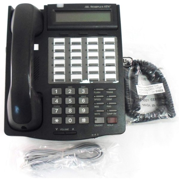 Vodavi STS 24 Button Display Speakerphone Charcoal 3515-71 (Renewed)