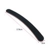 12PCS Black Banana Curved Double Sided Nail Files Polish Emery Board Grit Buffering Sanding Art Manicure Buffer Files Nail Art Tools