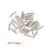 DKKY RC M3 Hex Screws with Wrench Tool for 1.9 2.2 Wheel 1/10 RC Car Crawler TRX4 Axial SCX10 90046 AXI03007 Redcat