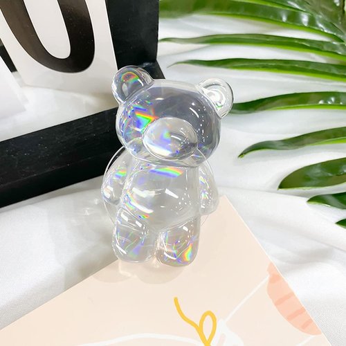 Cute Bear Shape Expandable Collapsible Mobile Phone Grip Stand Holder for Smartphone Tablet Cell Phone Accessories Colorful