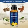 Robbers' Health Essential Oil Blend 30 ml - Formulated by 4 Thieves - Immunity Essential Oil - Thieves Oil - Fighter Shield Against Germ - Five Guard Essential Oil - Thief Oil - Nexon Botanics