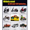 6V and 12V Car Battery Charger, 15A Smart Battery Trickle Charger Maintainer, Pulse Repair Deep Cycle Battery Charger Automotive Desulfator for Car Motorcycle Truck Boat Lawn Mower Lead Acid Batteries