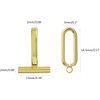 1Pc Silver Brooch Converters Pins Converters Brooch Pendant Converters Copper Material Pin to Pendant Converters for Brooch and Pin, Jewelry Findings